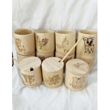 BAMBOO CUP WITH LID