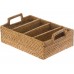 RATTAN CADDY CUTLERY