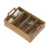 RATTAN CADDY CUTLERY