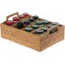 RATTAN CADDY CUTLERY