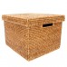 RATTAN BASKET WITH LID