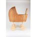 RATTAN BABY TROLLEY BASKET