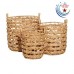 SET OF WATER HYACINTH BASKET