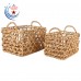 SET OF WATER HYACINTH BASKET