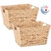 WATER HYACINTH TRAPEZOID BASKET