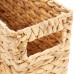 WATER HYACINTH TRAPEZOID BASKET