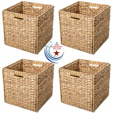 WATER HYACINTH FOLDABLE BASKET