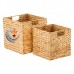 WATER HYACINTH FOLDABLE BASKET